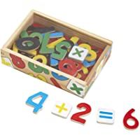 Los mejores  - Melissa &amp- Doug - Juego de números magnéticos de madera- 37 piezas (10449) - color-modelo surtido